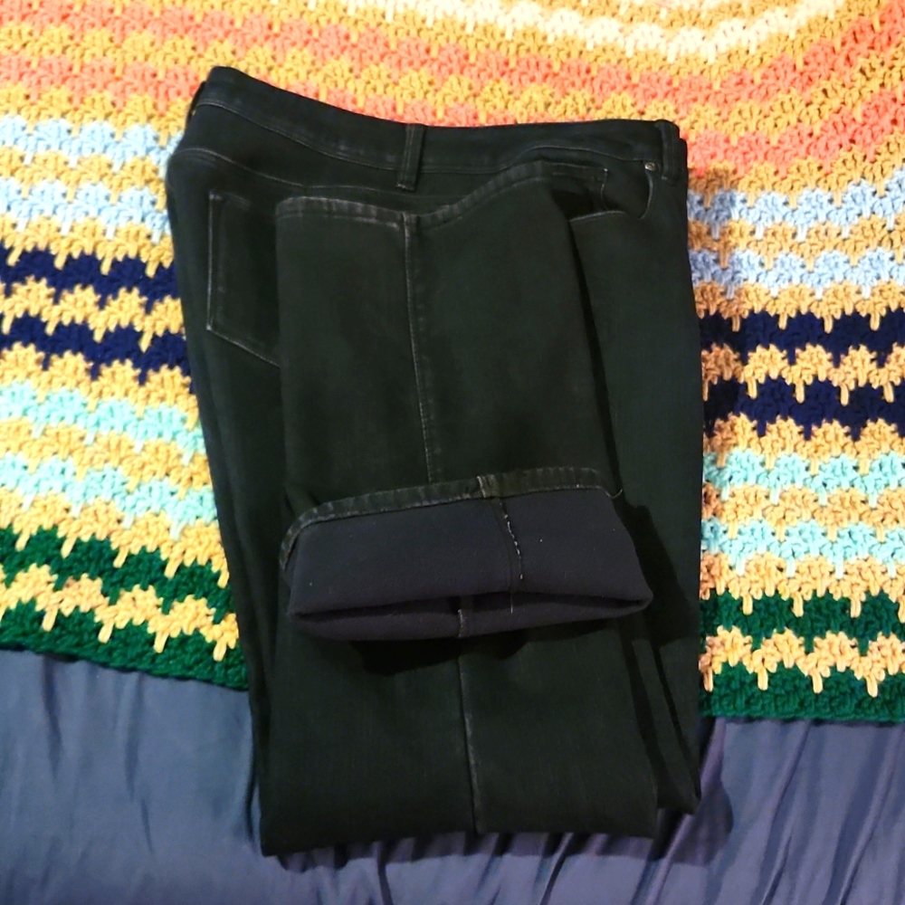 Fleece Jeans for the cold weather!